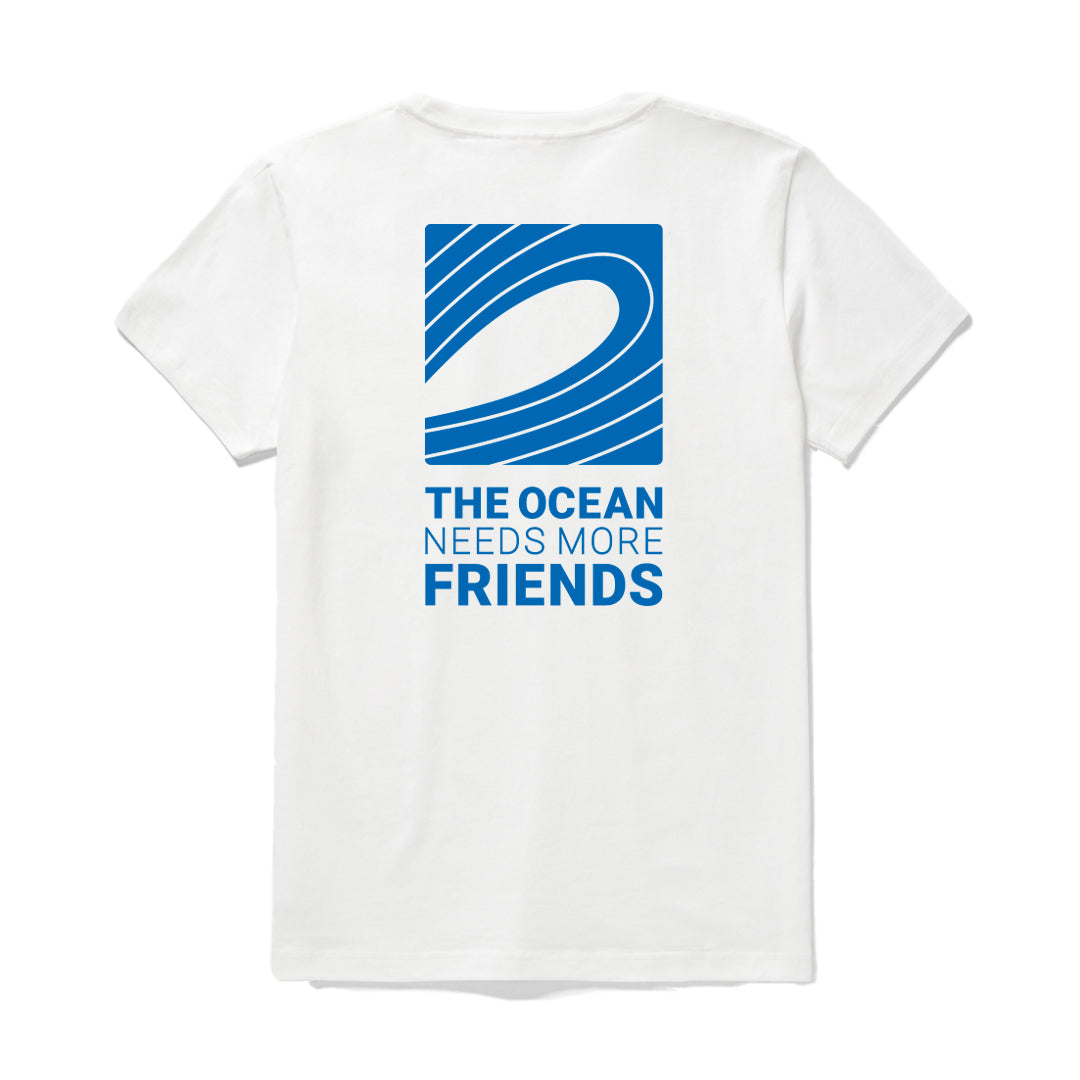 ONMF White Pocket Tee – The Surfrider Foundation